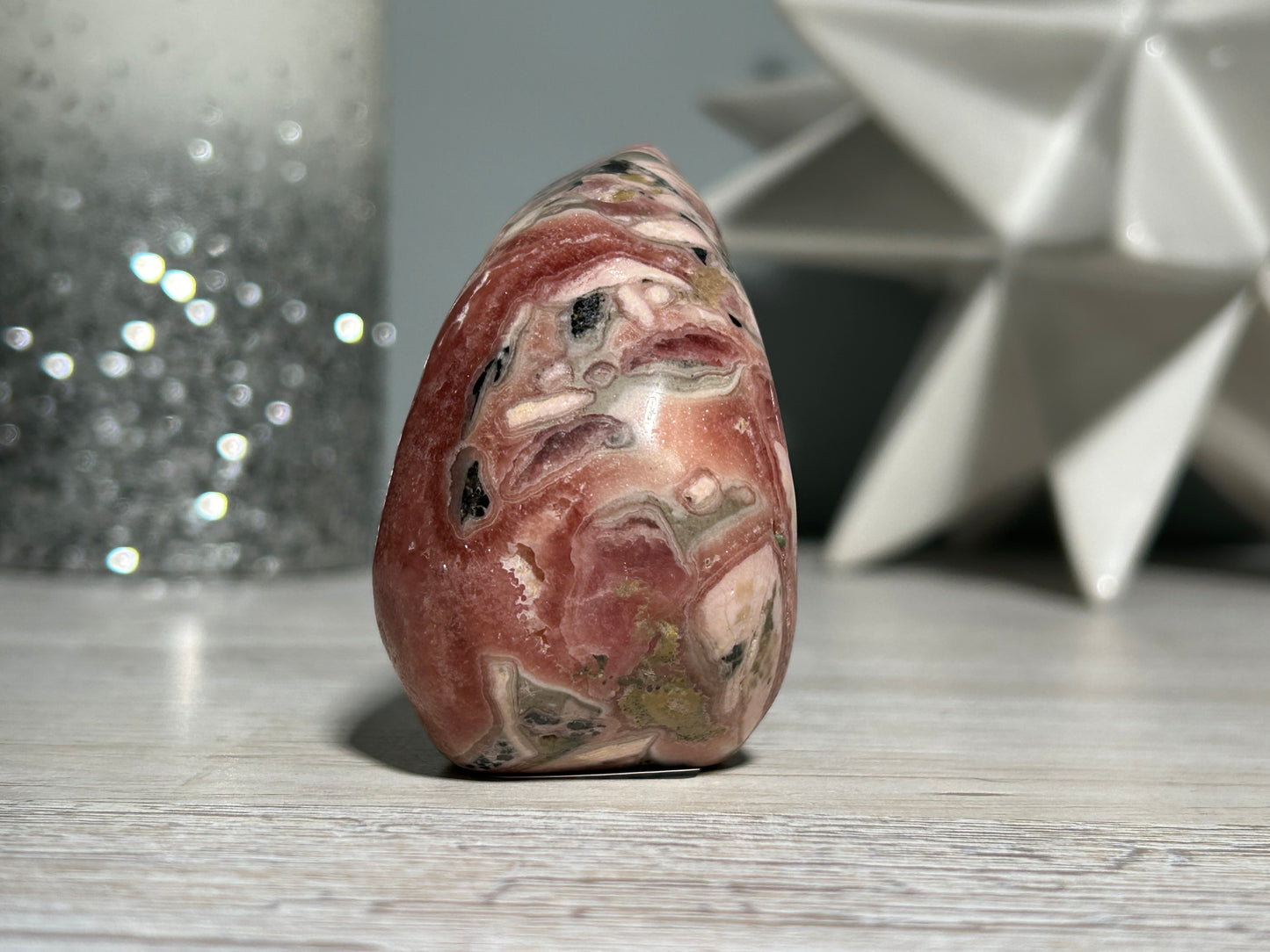 Rhodochrosite Skull (2.25", 58mm)