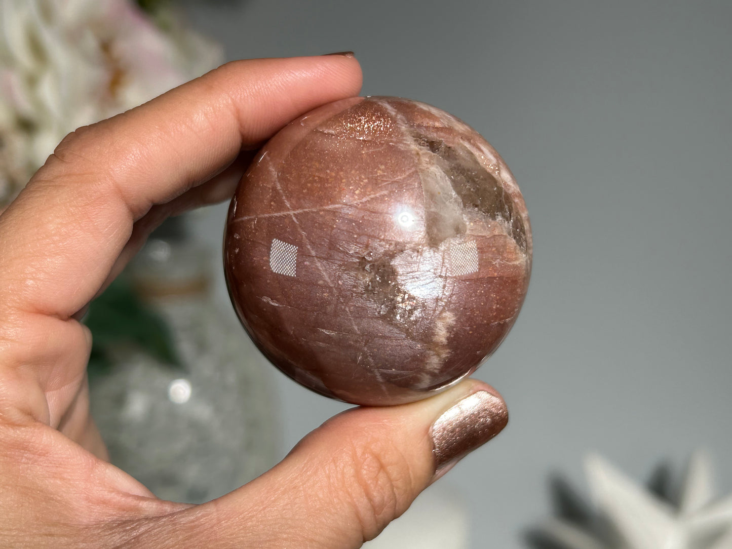 Confetti Sunstone Sphere (1.9", 48mm)