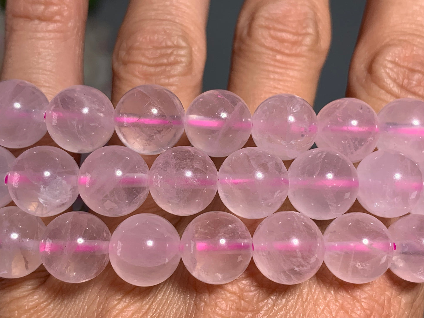 10mm Rose Quartz Bracelet