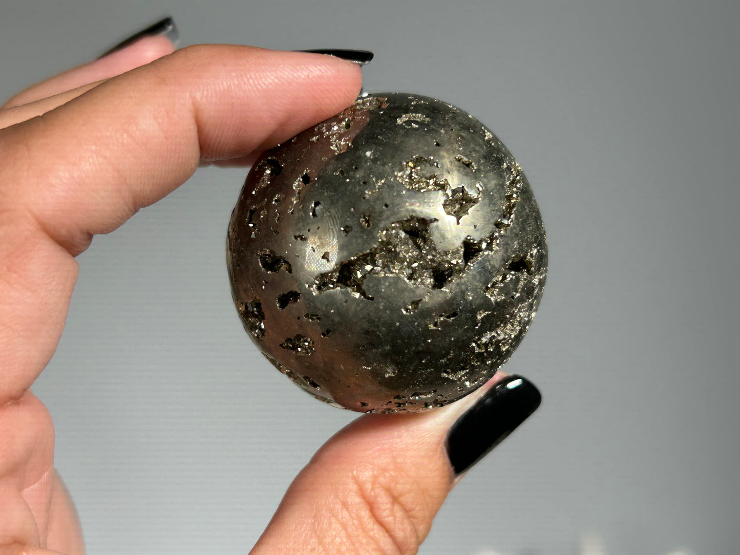 Pyrite Sphere (1.6", 41mm)