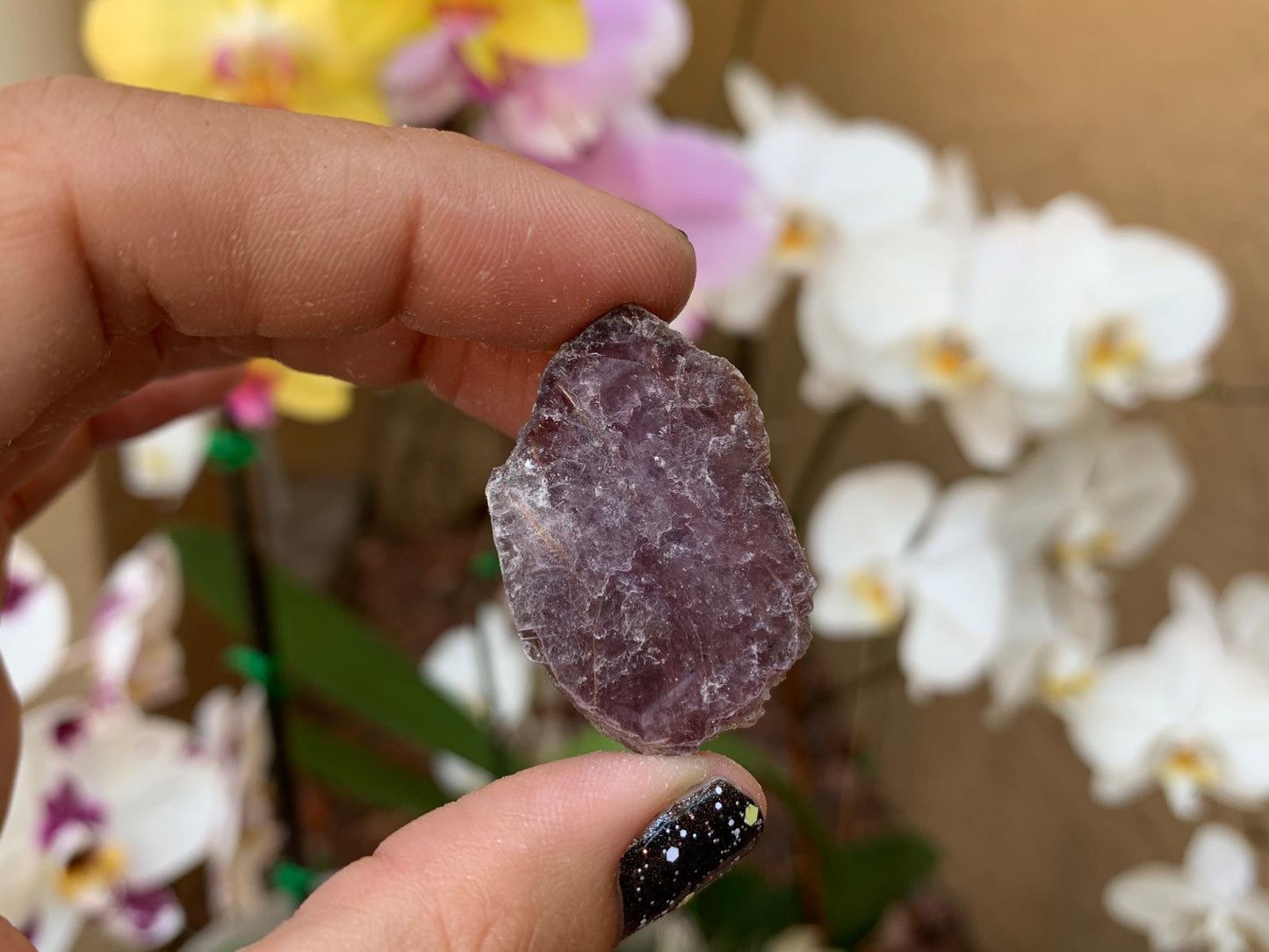 Lepidolite Slice