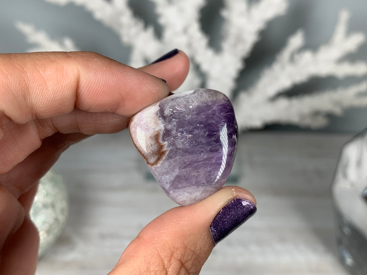 Tumbled Dog Tooth Amethyst Large