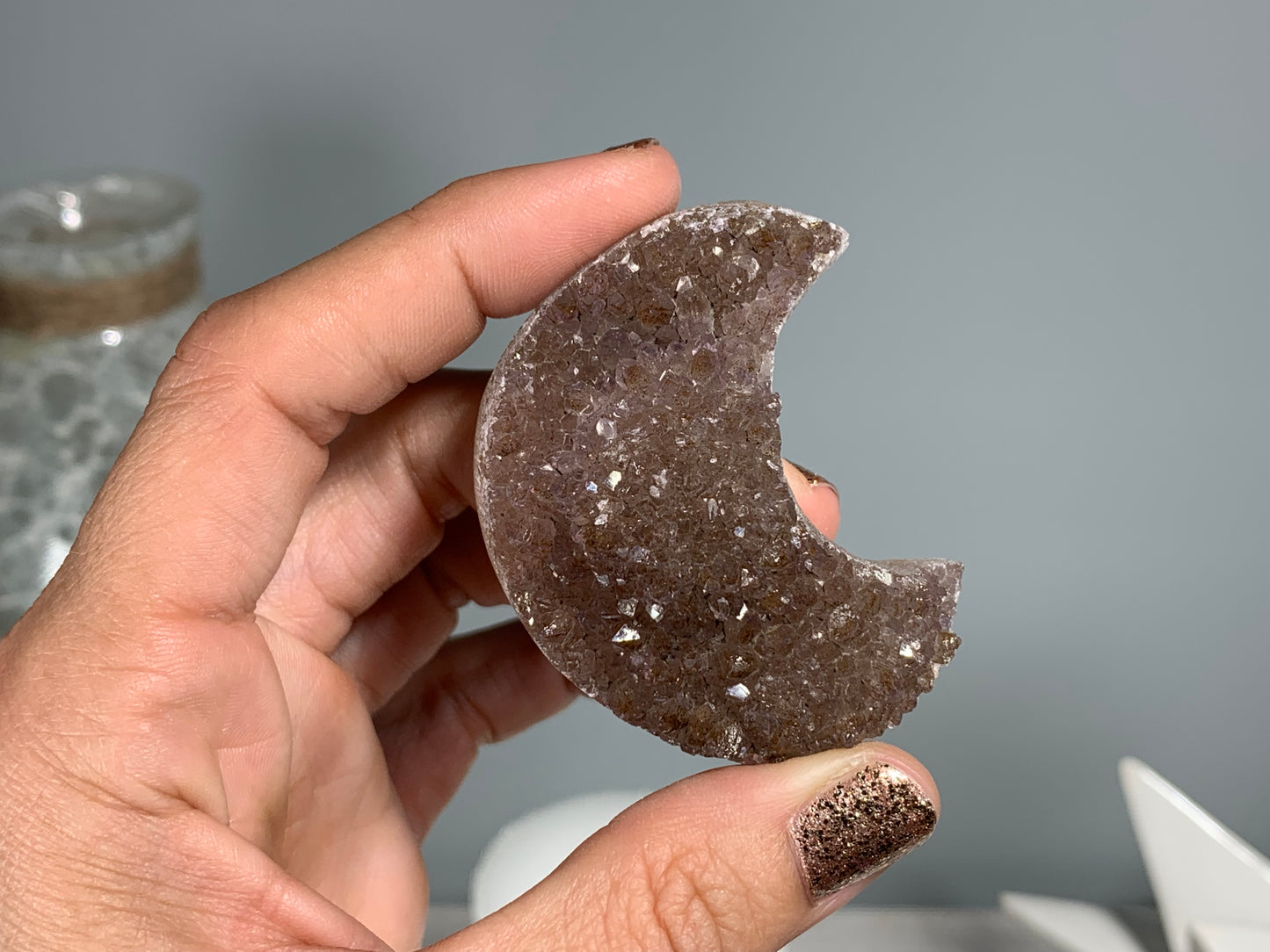 Druzy Moon (4-5 cm)