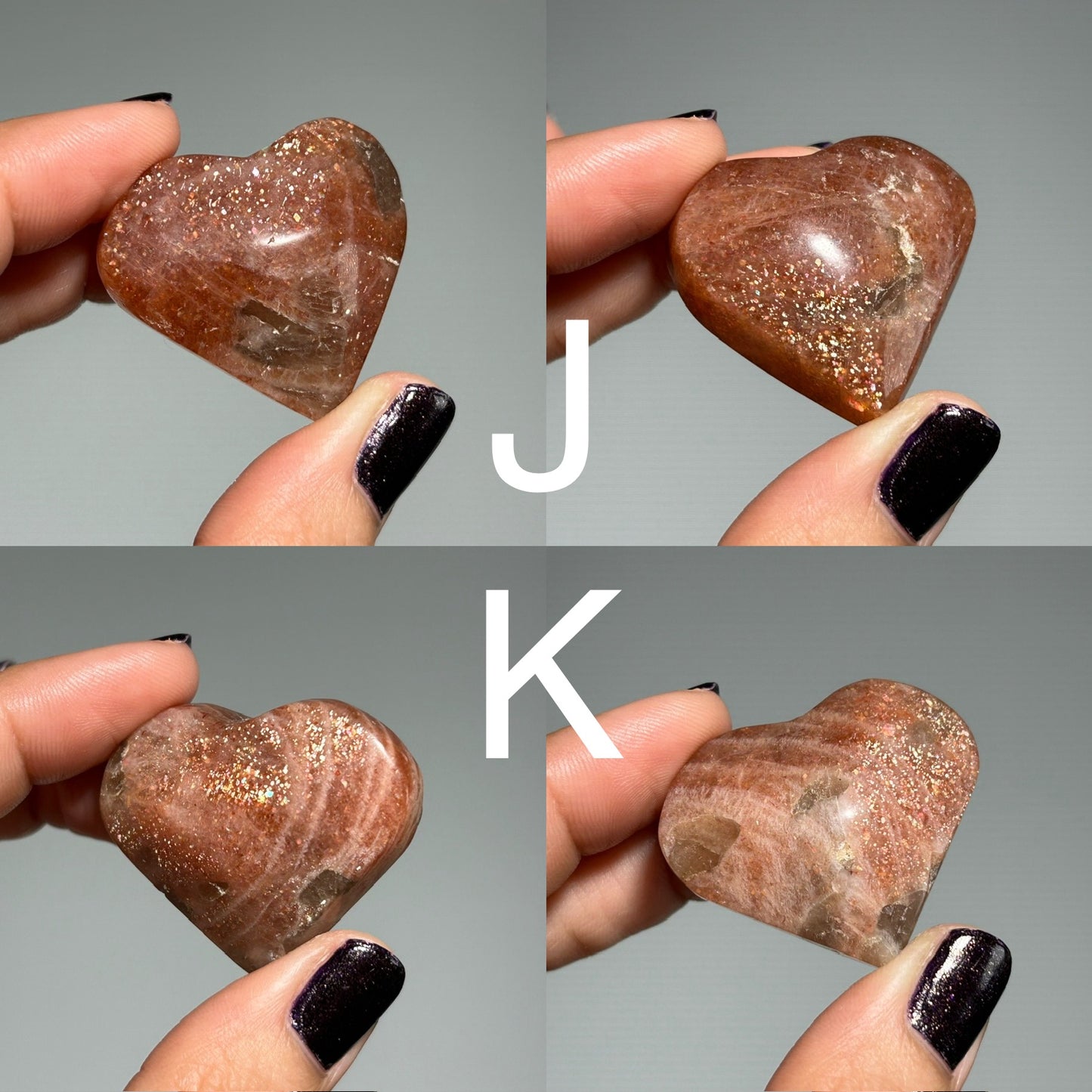 Confetti Sunstone Heart