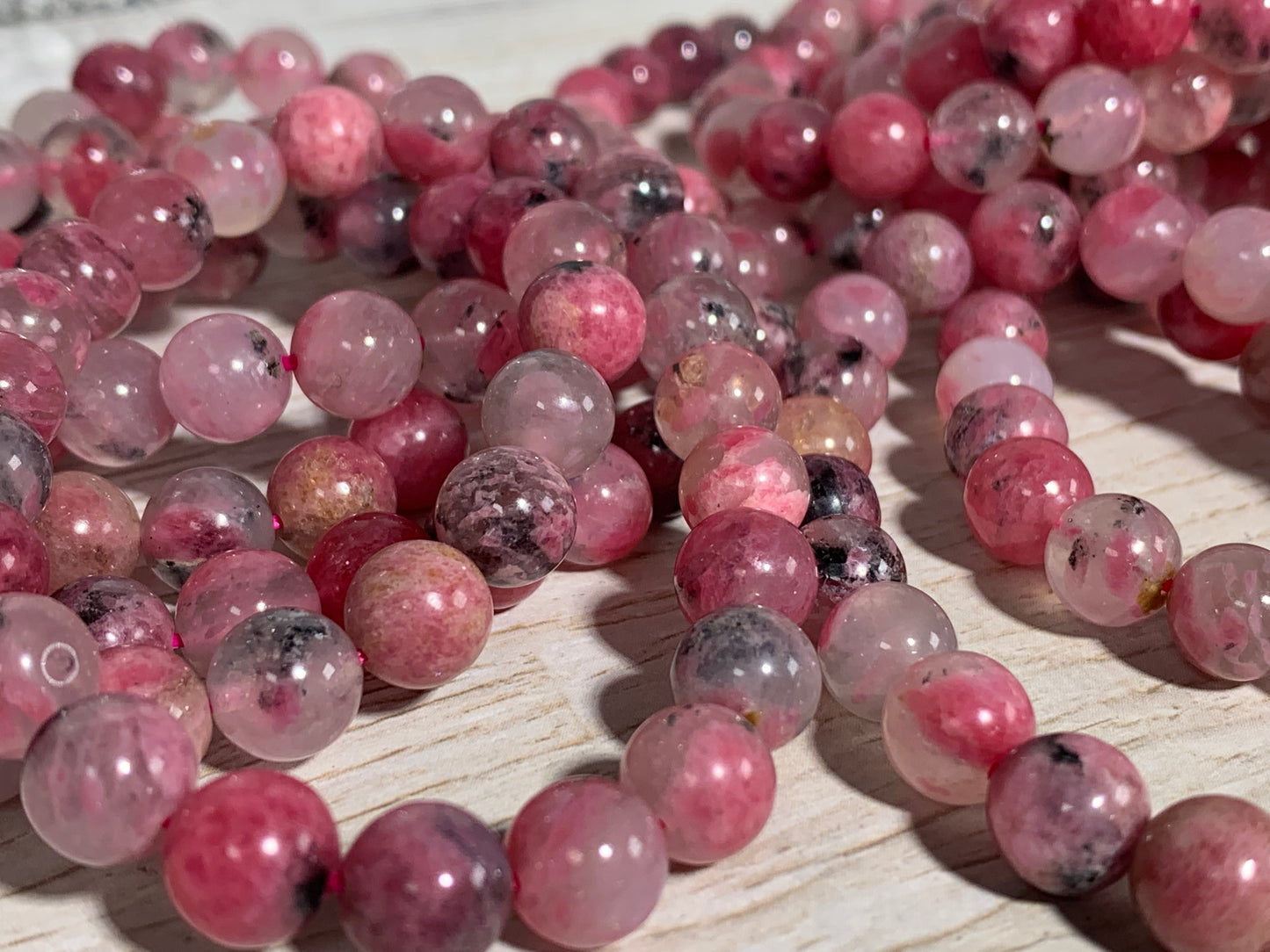 8mm Rhodonite Bracelet