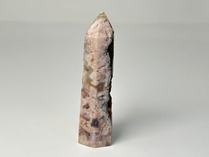 Flower Agate Tower (4.6", 110mm)