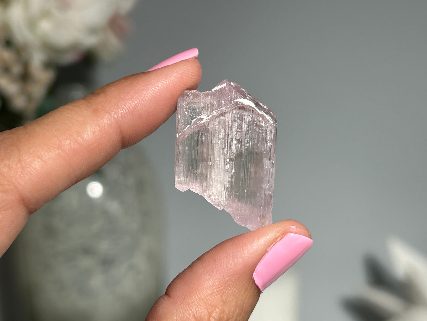 Natural Purple Kunzite Point (1.1", 28mm)