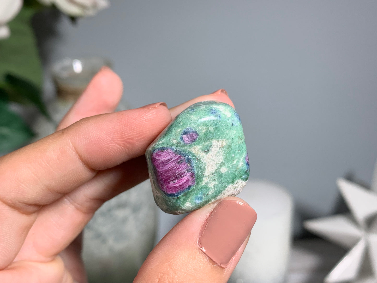 Tumbled Ruby Fuchsite Large