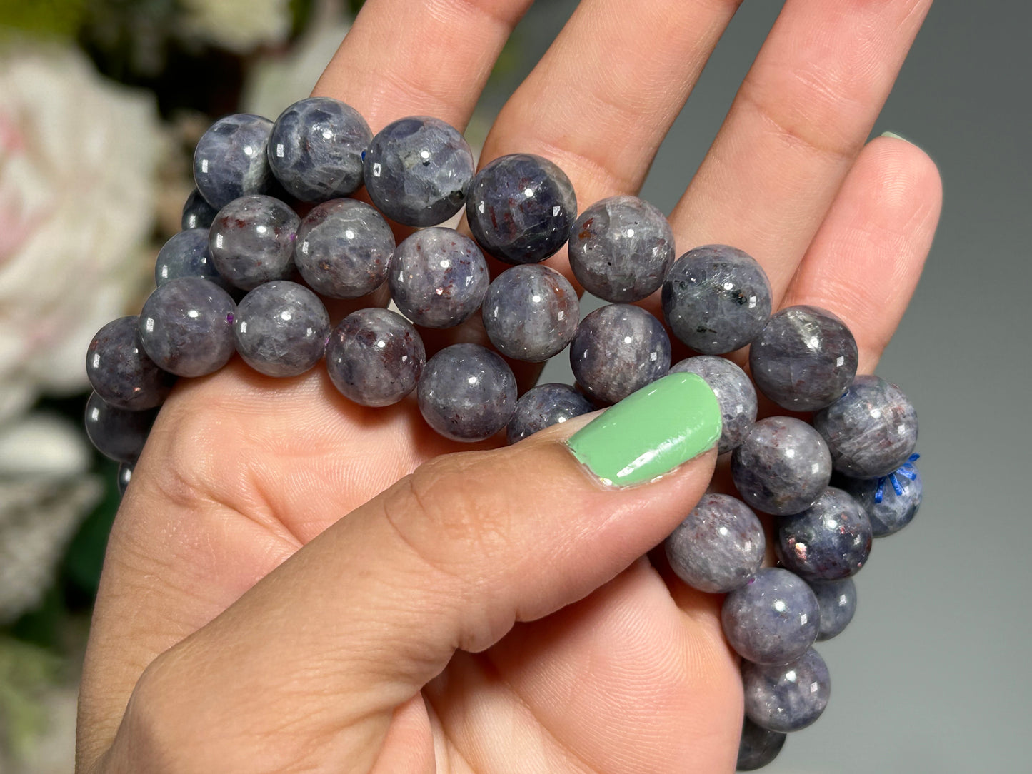 10mm Iolite Bracelet