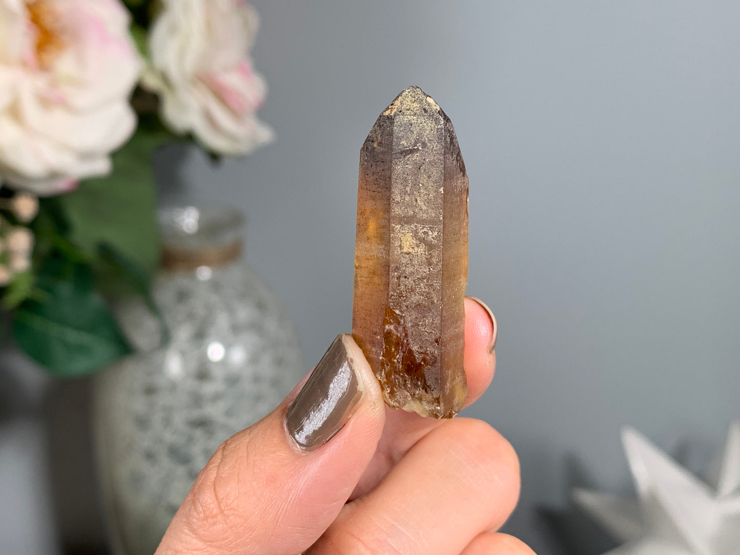 Congo Smoky Citrine Point (1.7", 43mm)