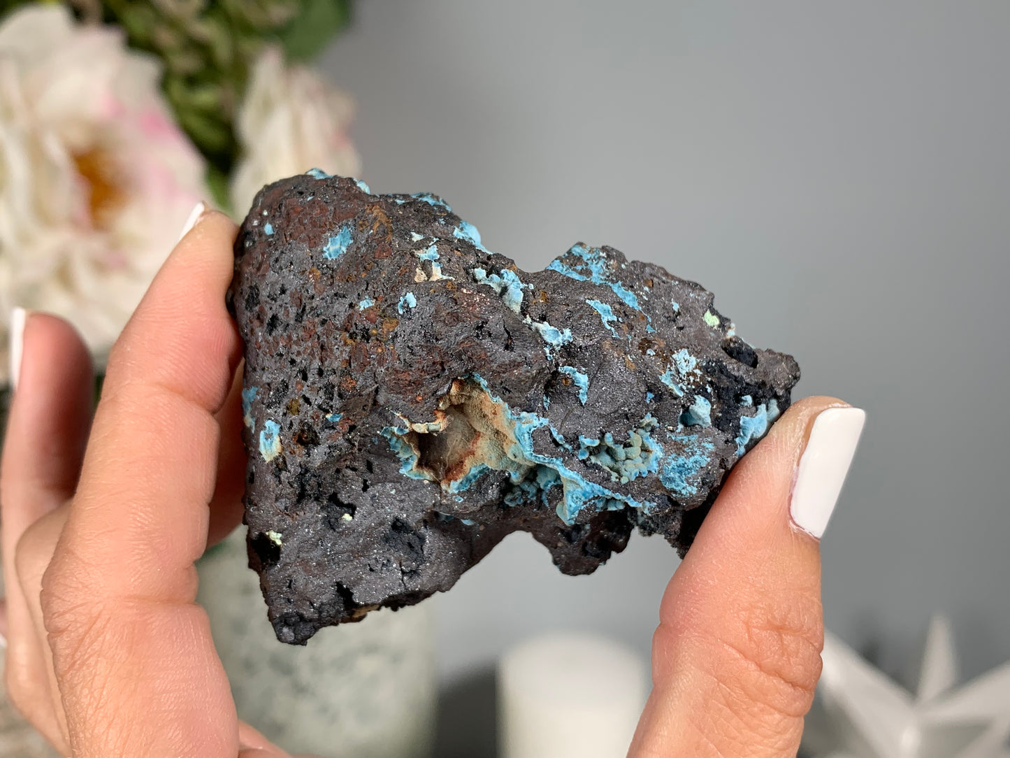 Natural Shattuckite (2.5", 63mm)