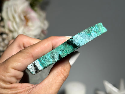 Malachite Chrysocolla Slab (3.7", 95mm)