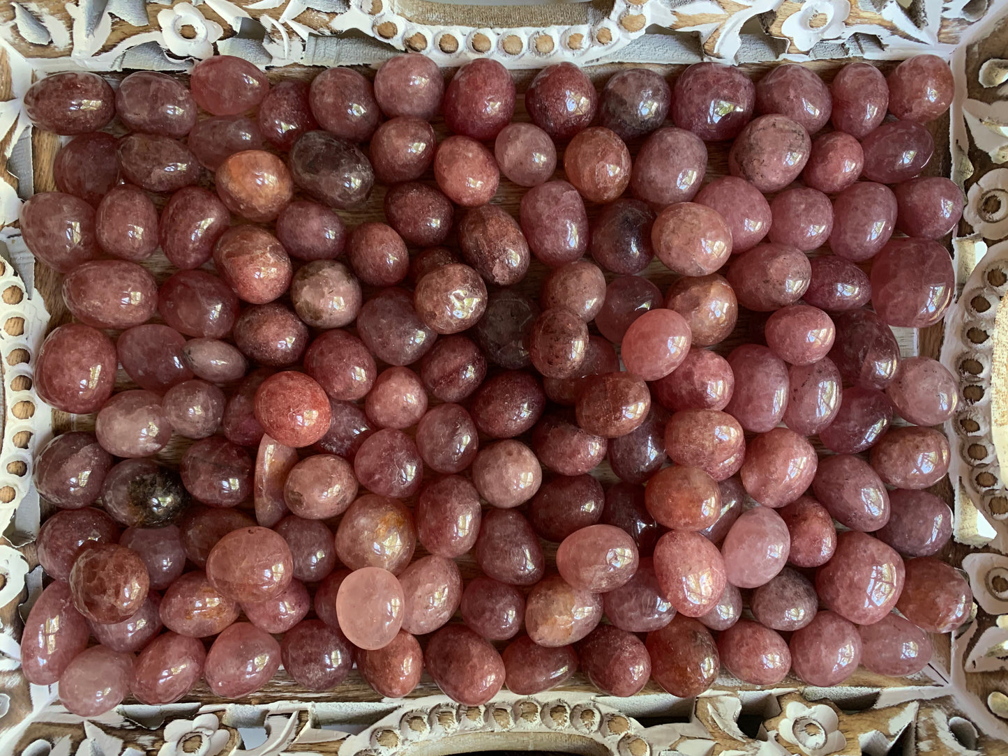 Tumbled Red Aventurine