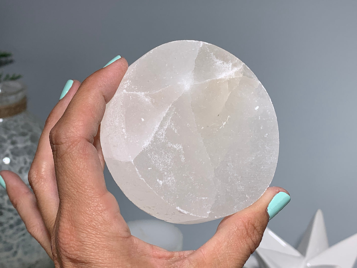 Selenite Disk (3")