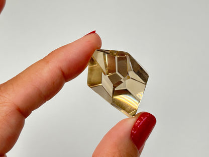 Citrine Faceted Freeform #17