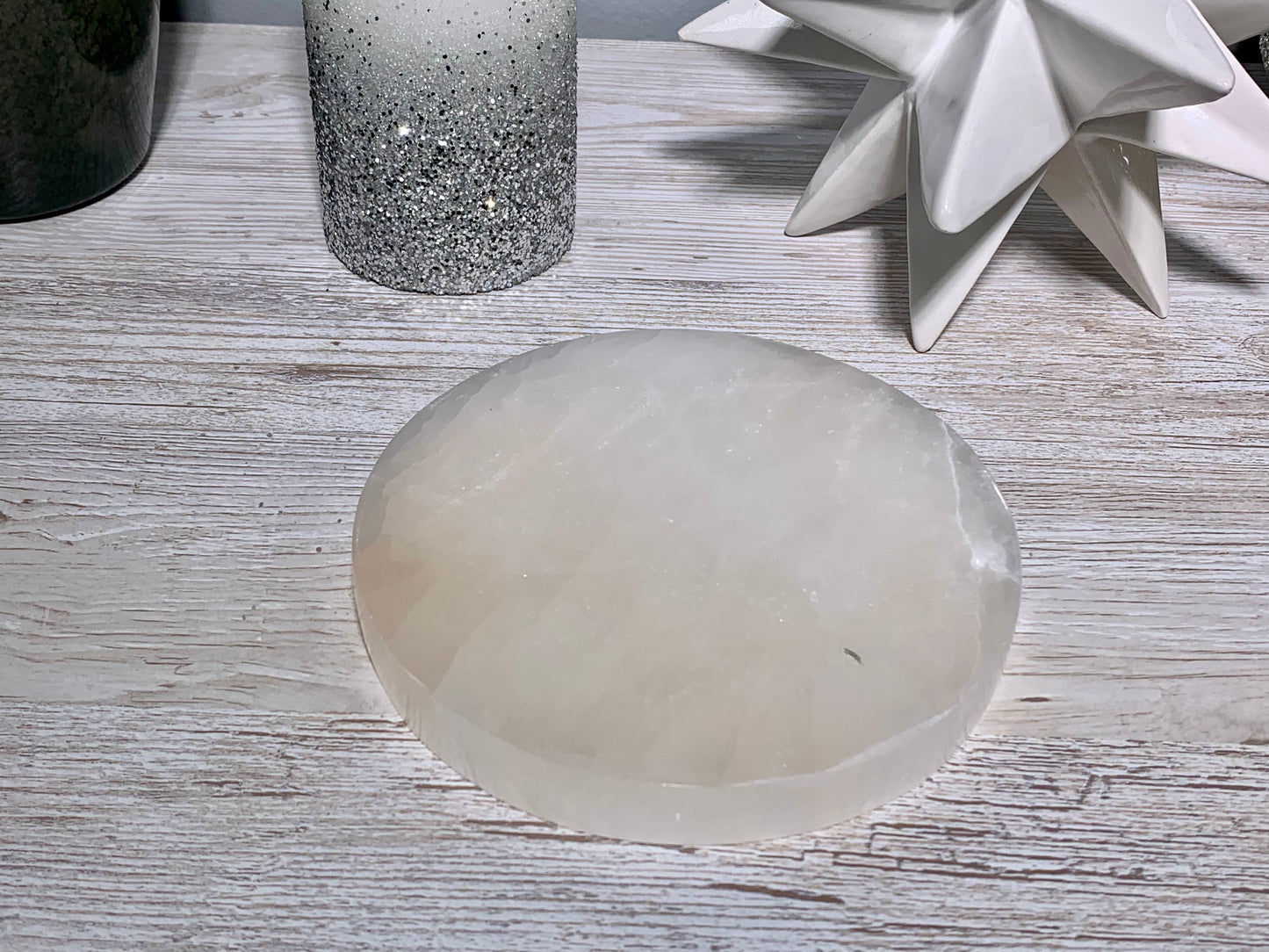 Selenite Disk (6")