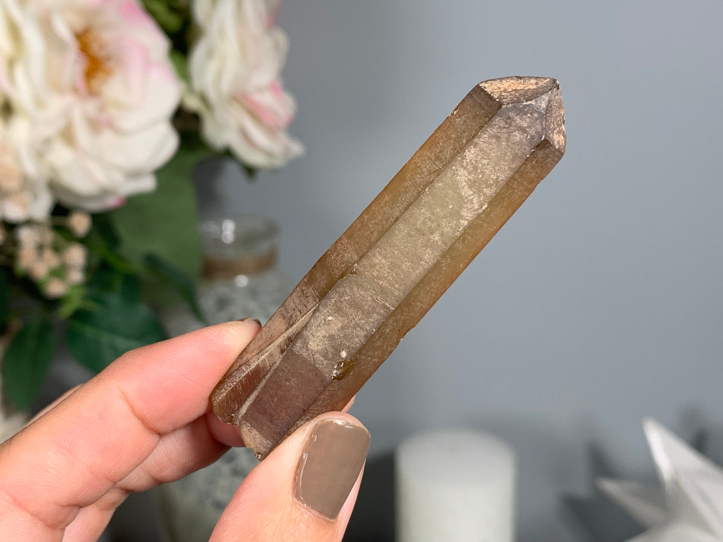 Congo Smoky Citrine Point (2.8", 72mm)