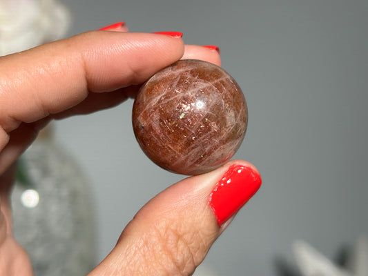 Confetti Sunstone Sphere (1", 26mm)