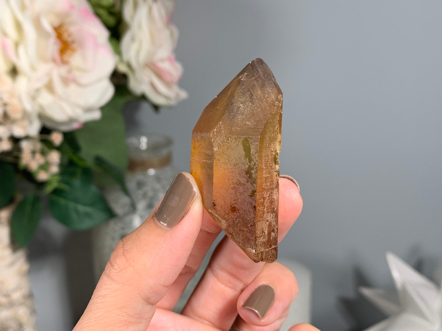 Congo Smoky Citrine Point (2.3", 58mm)