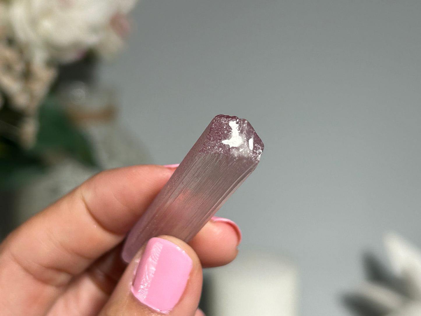 Natural Purple Kunzite Point (2.3", 58mm)