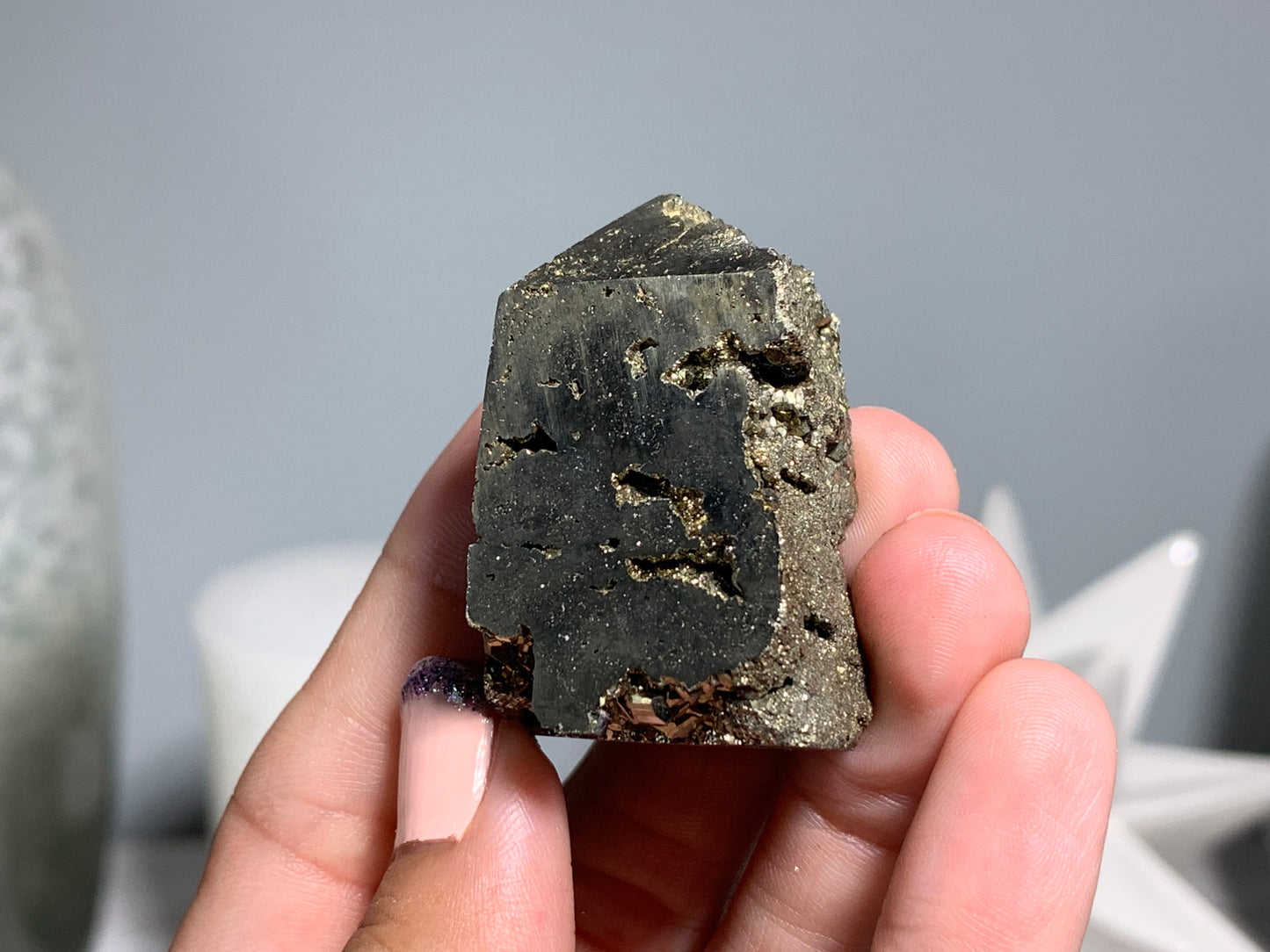 Pyrite Geode Obelisk Small