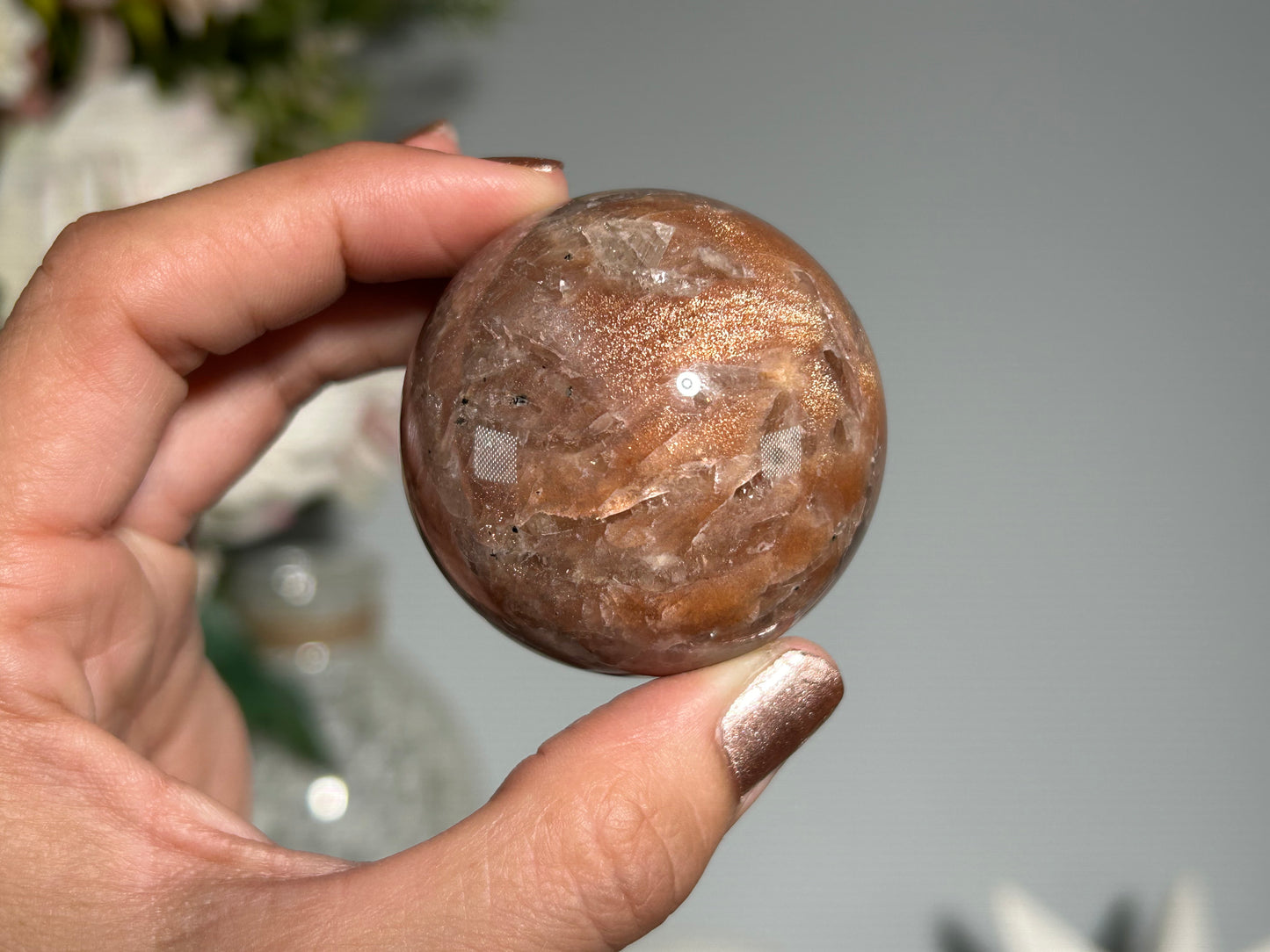 Confetti Sunstone Sphere (1.8", 47mm)