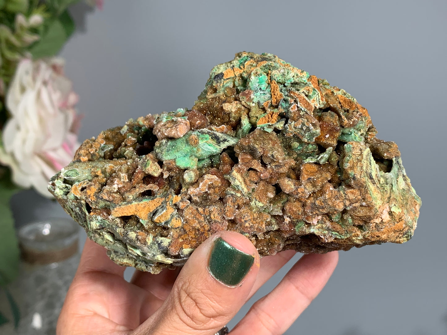 Druzy Chrysoprase (4.6", 117mm)