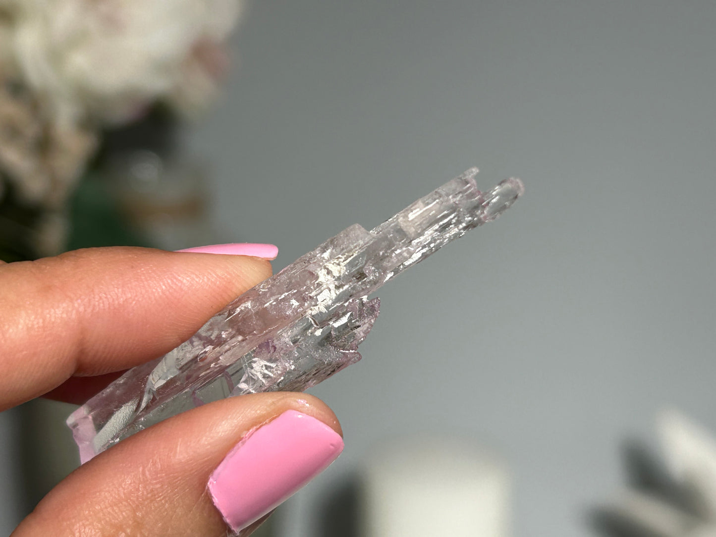 Natural Purple Kunzite Point (2.2", 57mm)