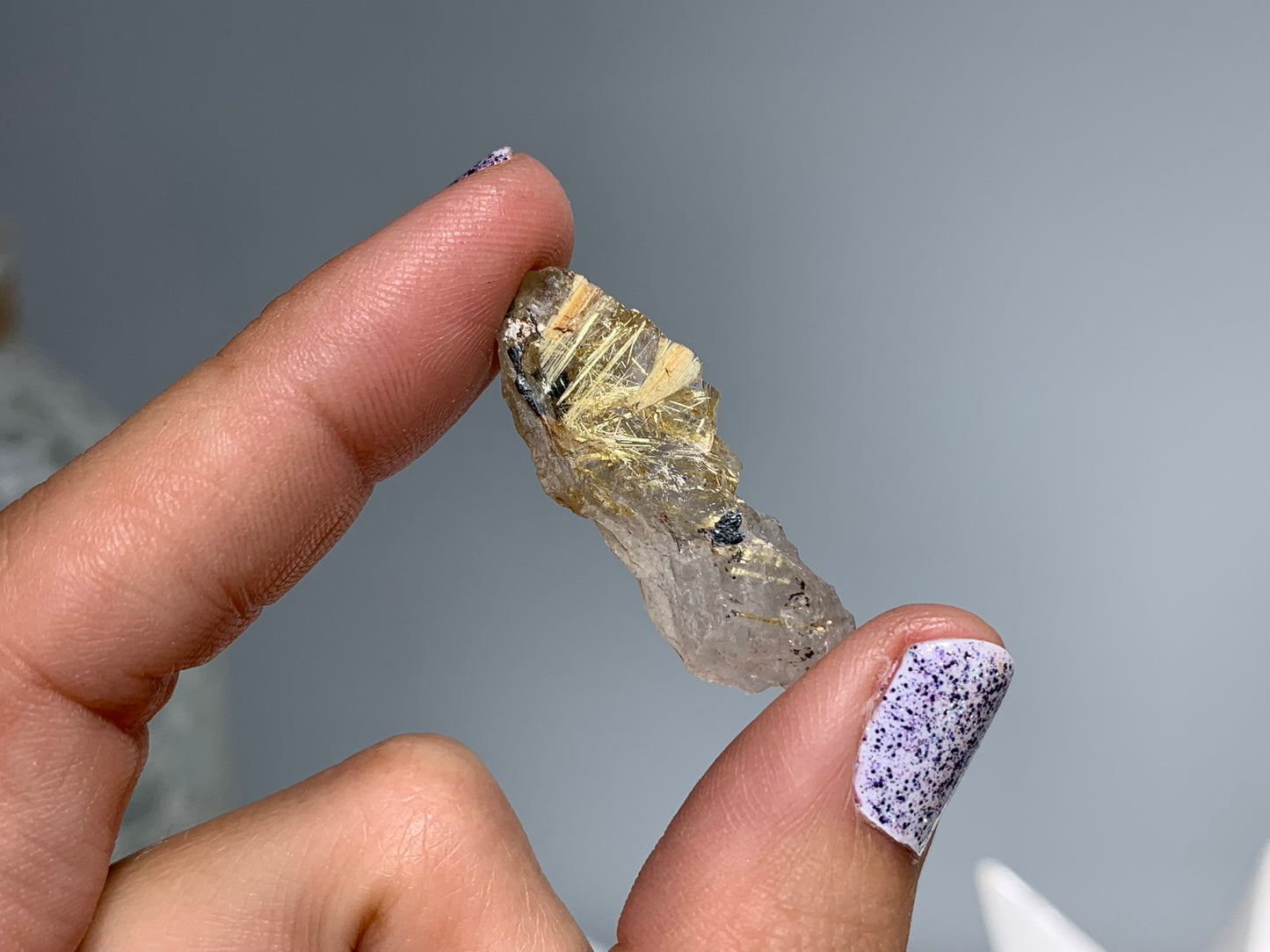 Gold Rutile in Quartz (3-4 grams)