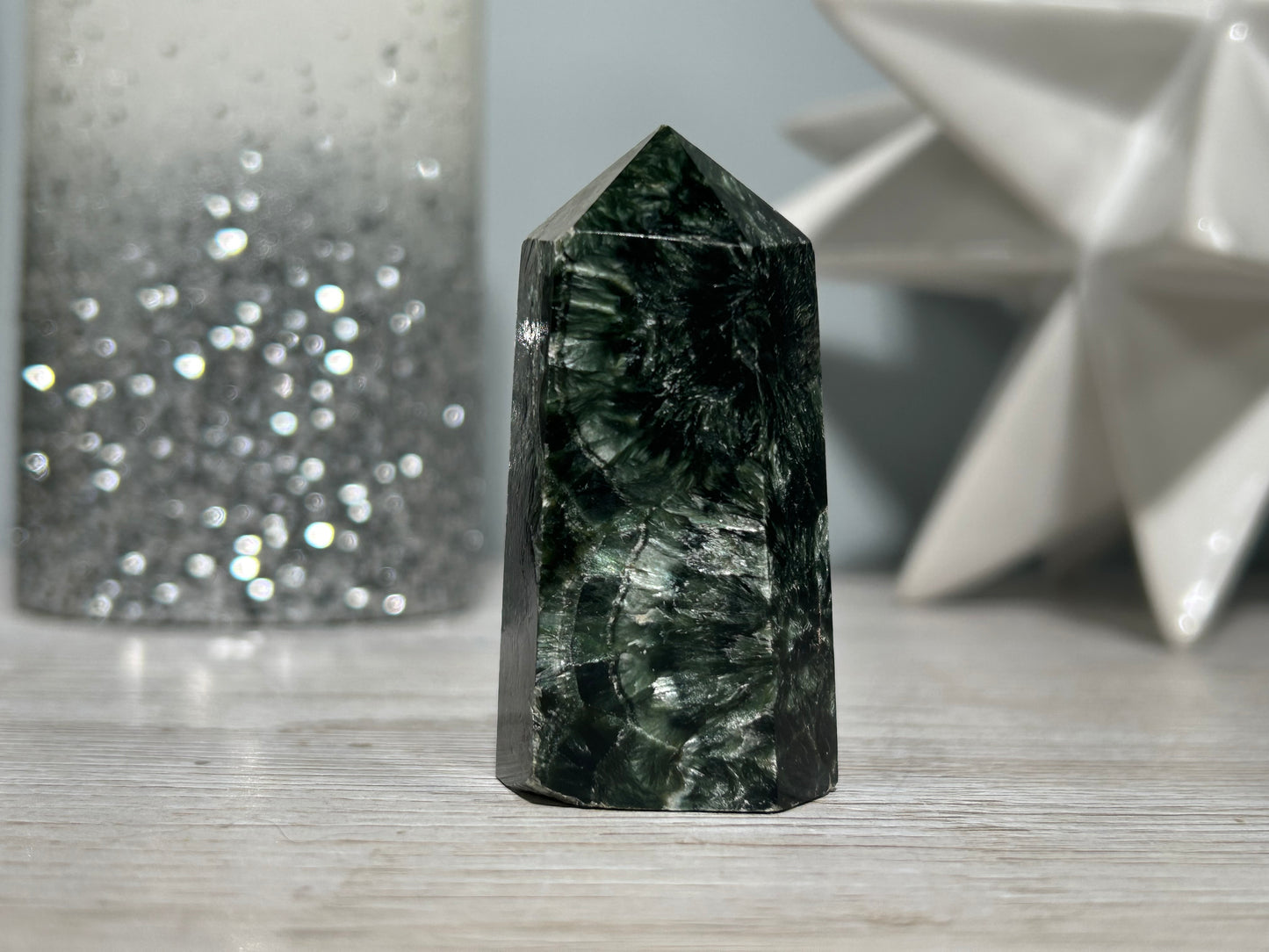 Seraphinite Tower (2.3", 59mm)