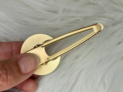 Crystal Moon Hair Clip