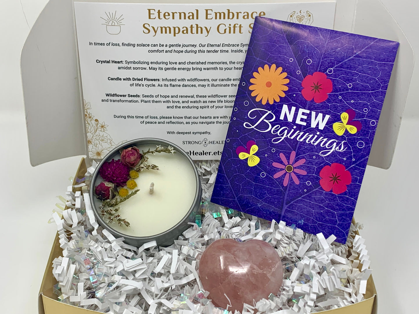 Eternal Embrace Sympathy Gift Set (4oz Candle)