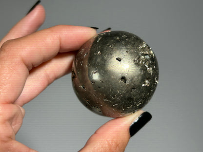 Pyrite Sphere (1.7", 44mm)