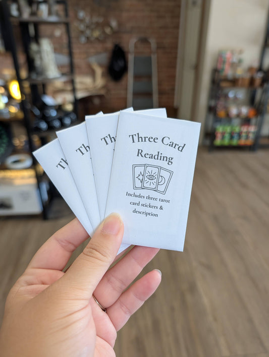 Mystery 3-Card Tarot Sticker Reading | General Life Guidance