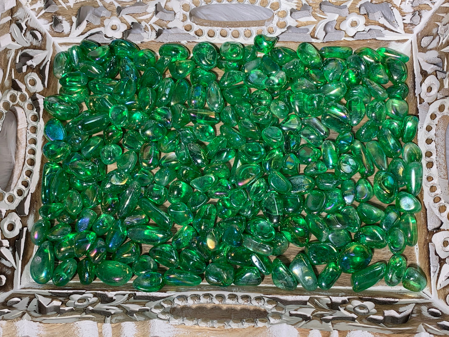 Tumbled Green Aura Quartz