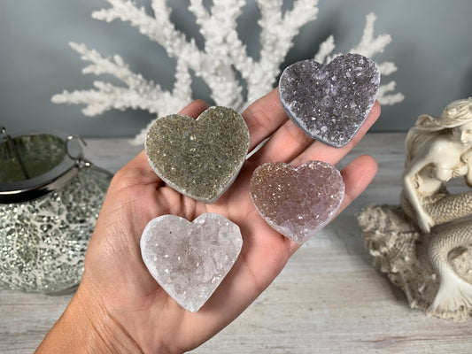 Druzy Heart (4-5 cm)