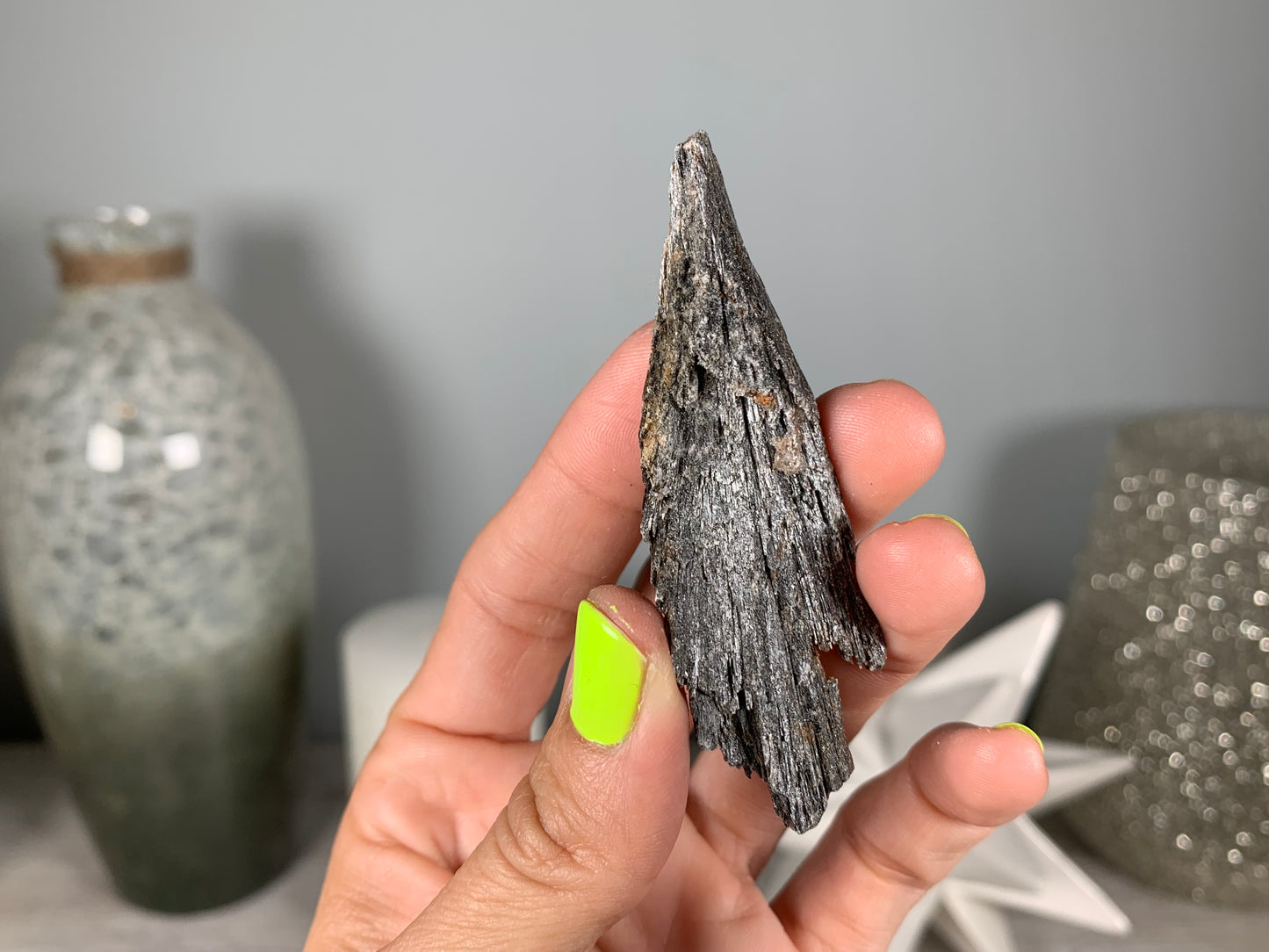 Black Kyanite Fan Medium