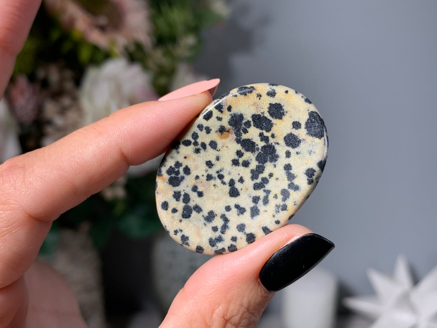 Dalmatian Jasper Thumb Stone