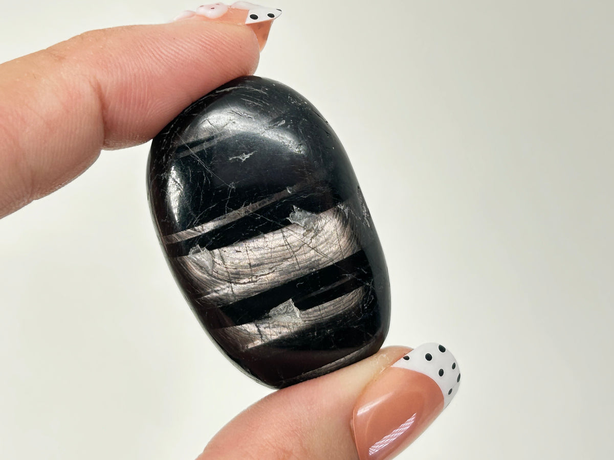 Hypersthene Palm Stone #33