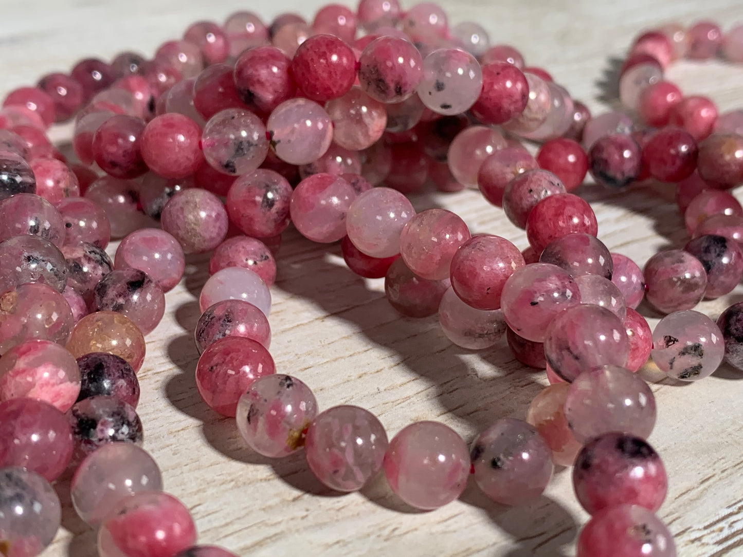 8mm Rhodonite Bracelet