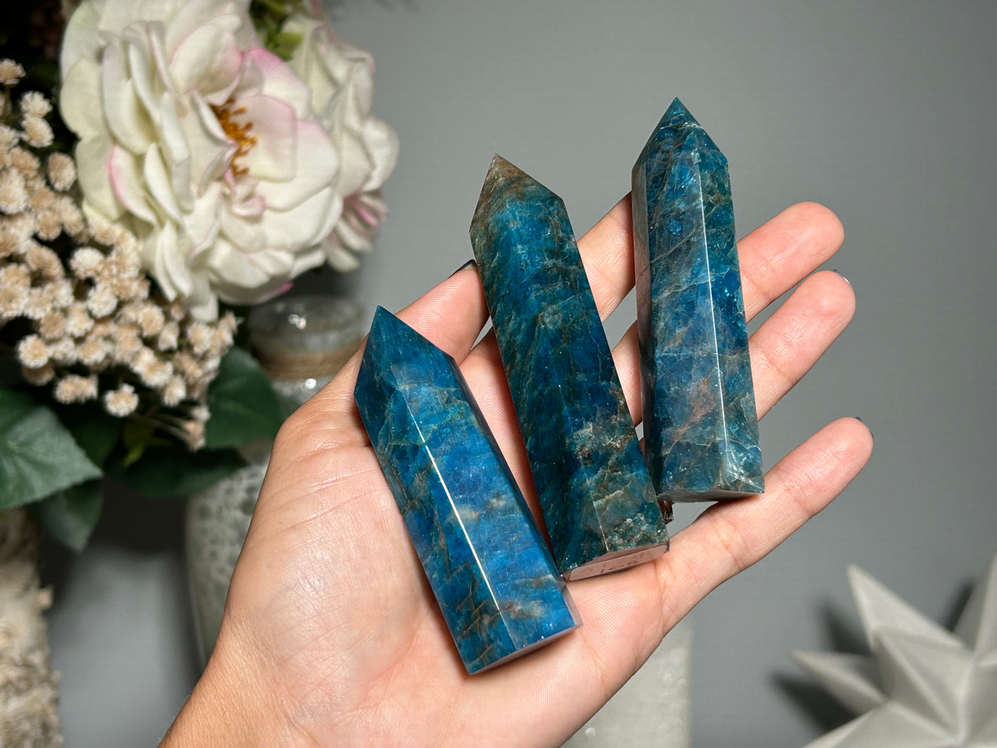 Blue Apatite Tower