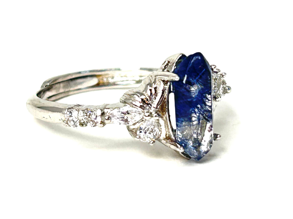 Dumortierite Butterfly Ring