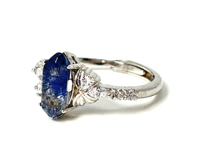 Dumortierite Butterfly Ring