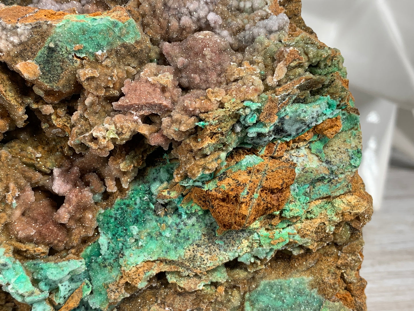 Druzy Chrysoprase (5.5", 140mm)