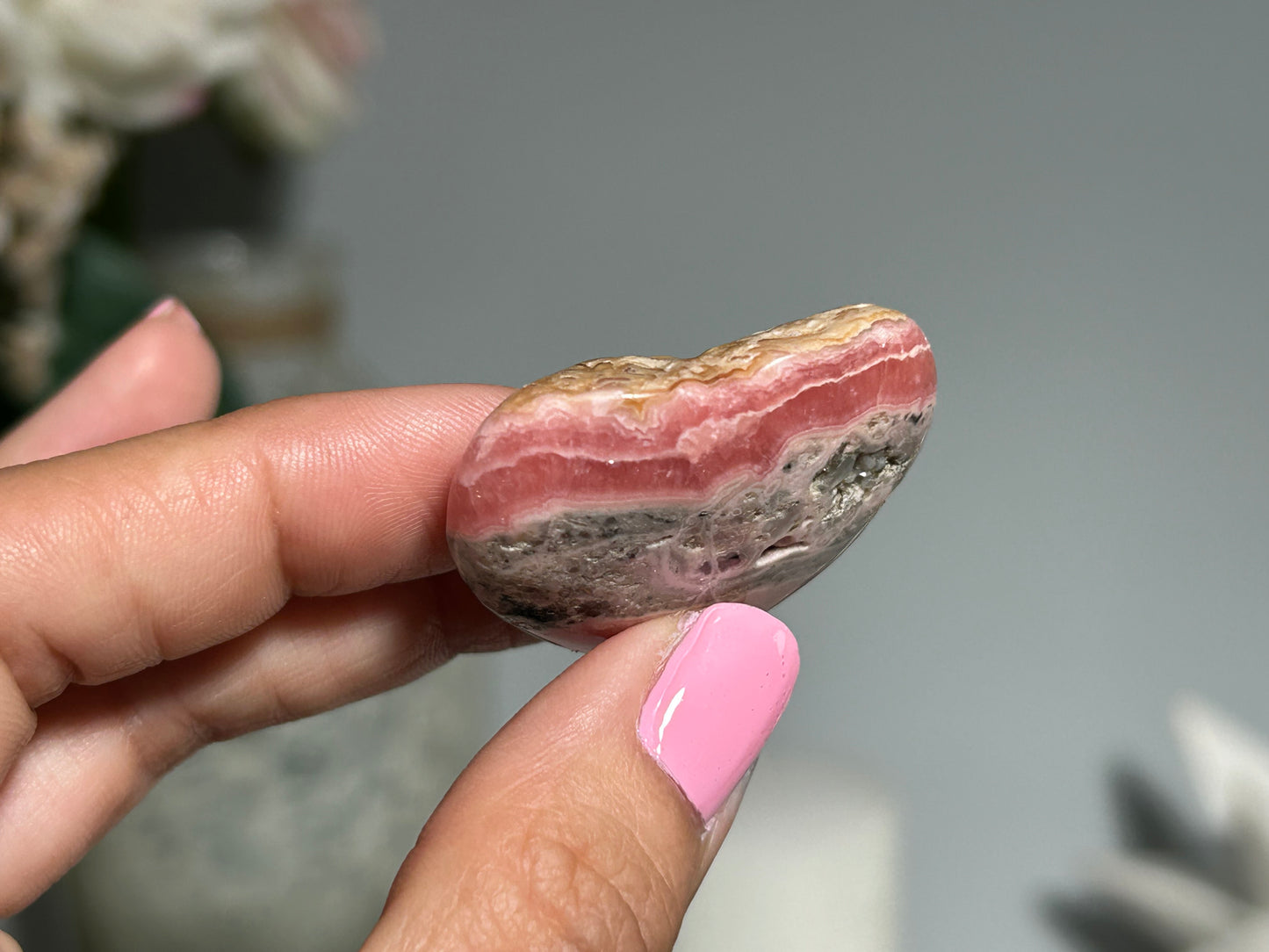 Rhodochrosite Heart (1.4" 37mm)