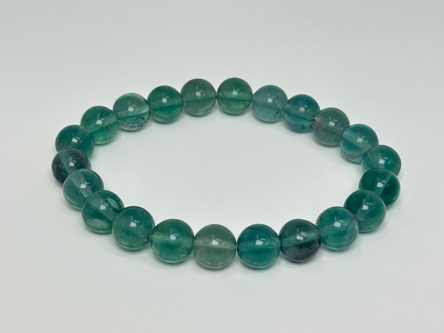 Blue Green Fluorite Bracelet