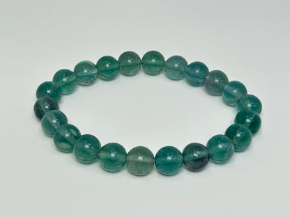 Blue Green Fluorite Bracelet