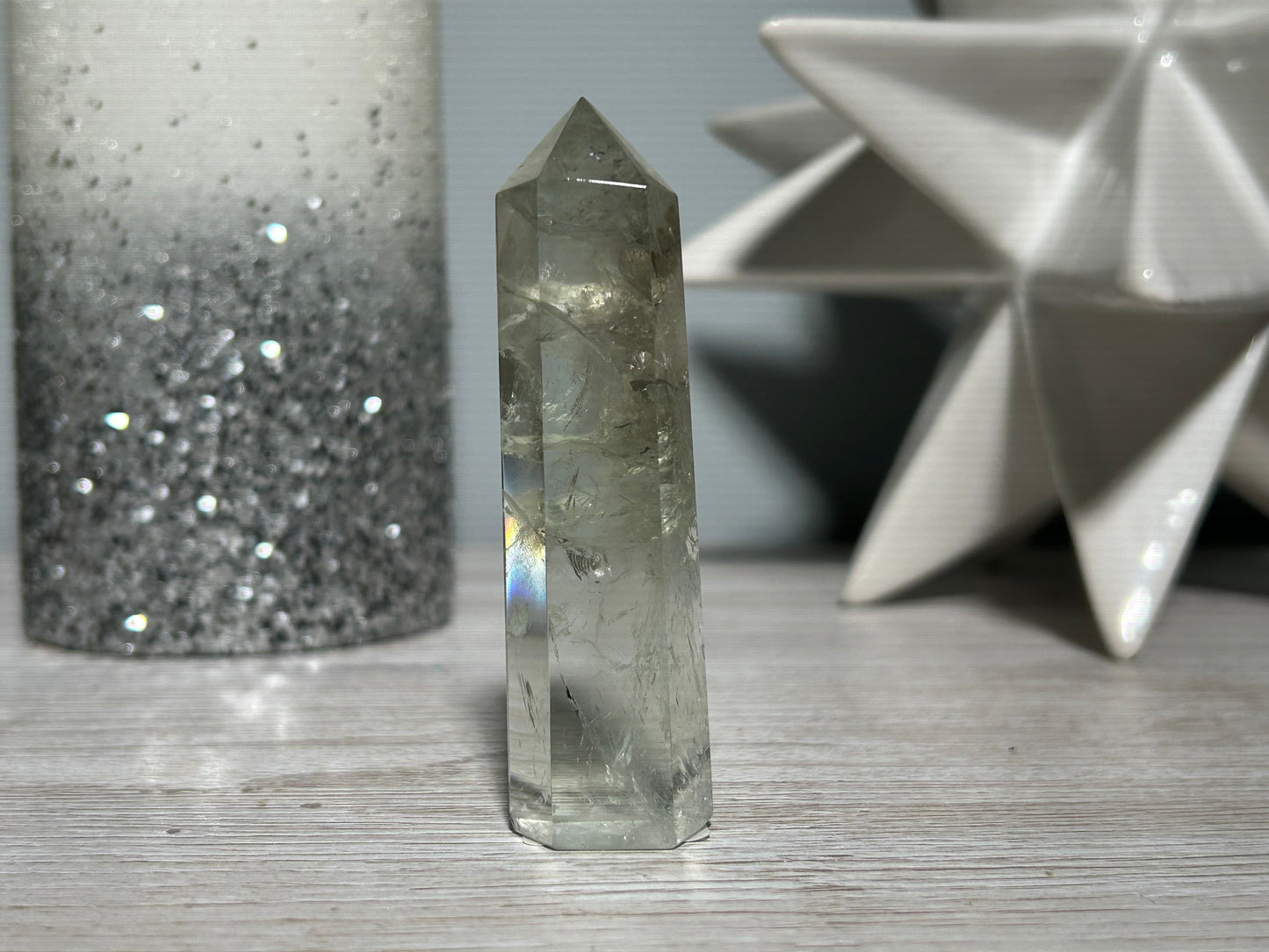 Prasiolite Tower (3.1", 78mm)