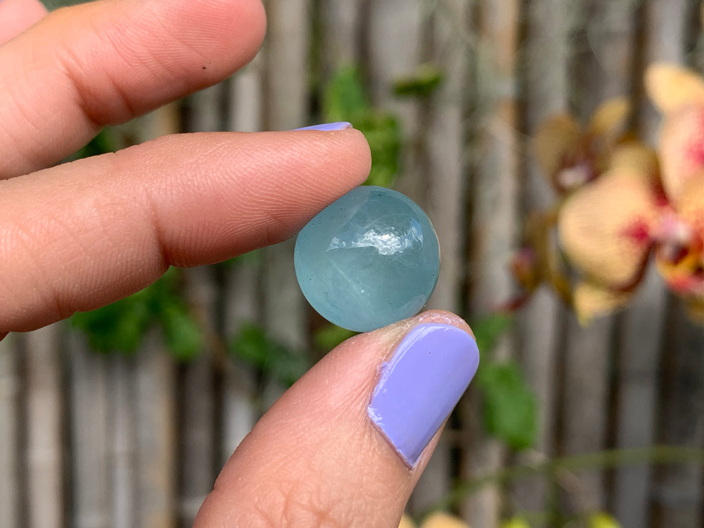 Mini Aquamarine Sphere