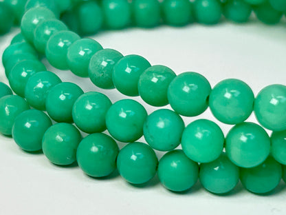 Chrysoprase Triple Wrap Bracelet